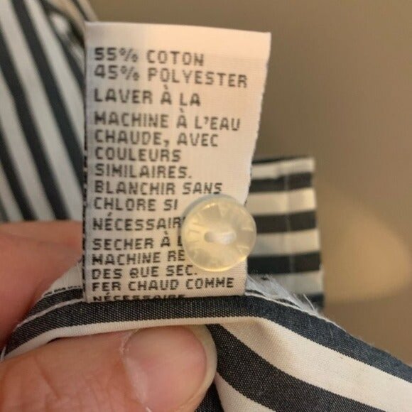 VINTAGE Alia Striped Button Up - Size 12 - Picture 8 of 9